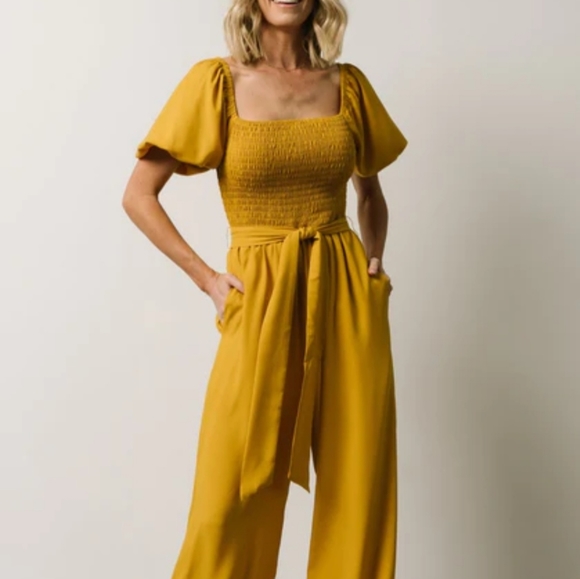 Mustard Yellow Jump Suite - Picture 11 of 11